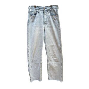 Princess Polly Jeans Mid-Rise Wide‎ Leg Boho Lagenlook Y2K Light Academia Size 6